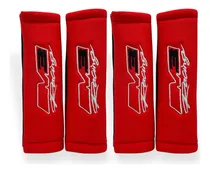 Comprar Kit X4 Funda Cubre Cinturón Universal Tuning M3 Rojo