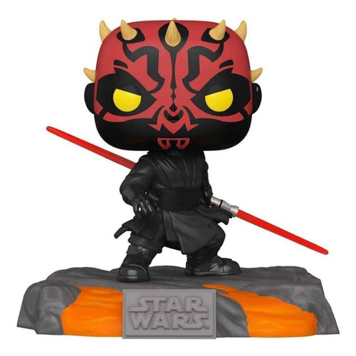 Figura Pop! Darth Maul Glow Deluxe - Star Wars Red Saber Ser