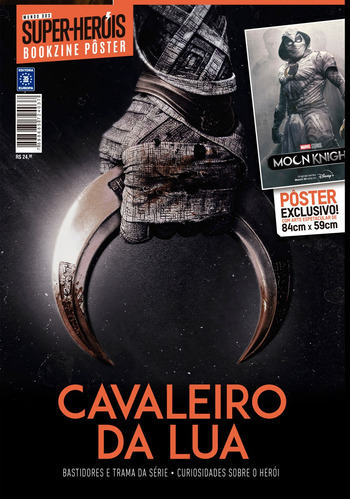 Superpôster Mundo dos Super-Heróis - Cavaleiro da Lua, de a Europa. Editora Europa Ltda., capa mole em português, 2022