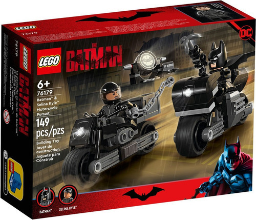 Conjunto completo Lego Dc Batman Motorcycle Chase Selina 149 unidades Número de peças 140