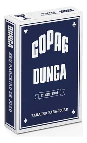 Baralho Dunga Tradicional Azul Copag Naipe Convencional