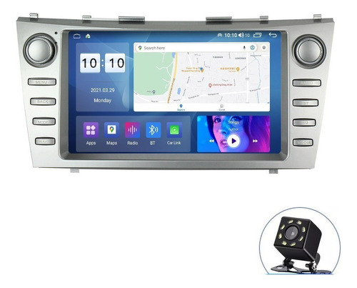 Estéreo 2+32g Para Toyota Camry 2006-2011 Cámara Wifi Gps