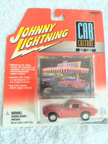 1963 Chevrolet Corvette, Johnny Lightning, Llantas De Goma