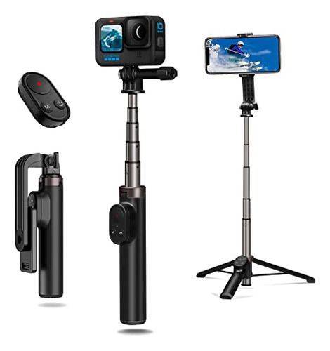 Selfie Stick Trípode Afaith Con Control Remoto Para Gopro Y