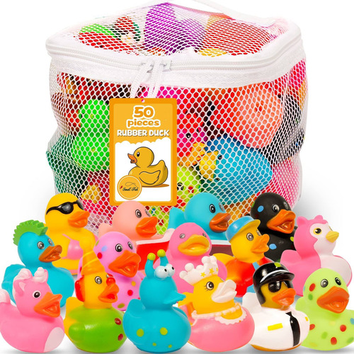 Paquete De 50 Patos De Goma Para Jeep Duck: Varios Patos De