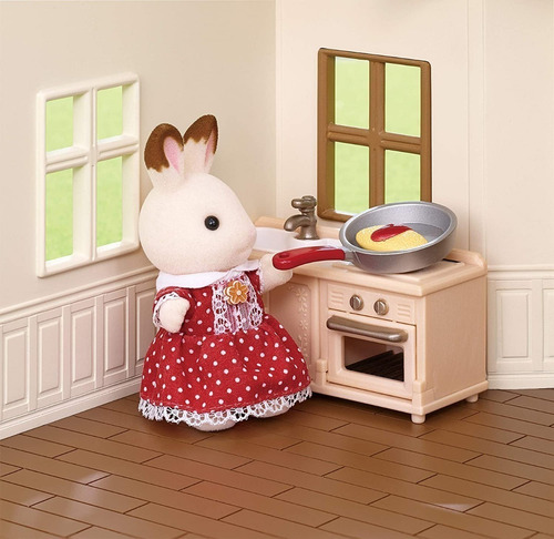 Sylvanian Families Casa De Campo Con Conejo Y Accesorios. Ar