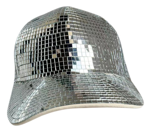 2 Sombrero De Espejo De Bola De Discoteca, Gorra De