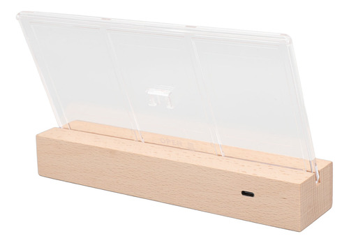 Panel Acrílico Transparente Con Base De Madera Para Marco De
