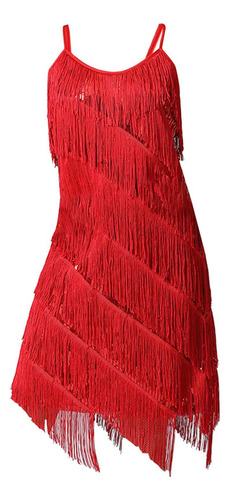 Vestido Con Flecos Y Flecos Para Mujer Vestidos Con Solapa