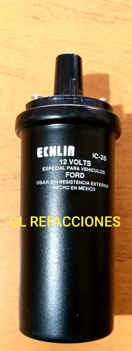 Bobina Encendido Ic26 Ford Topas,mustang,cougar,taurus 84/89