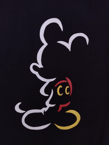 Set 3 Playeras Mickey Minnie Silueta