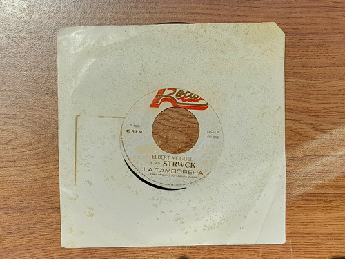 Elbert Moguel Y Sus Strwck. La Tamborera. Disco Sp Rocio (Usado)