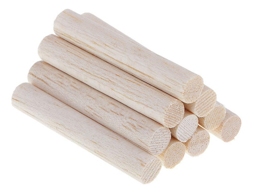 Varilla De Madera Artesanal Inacabada 50mm