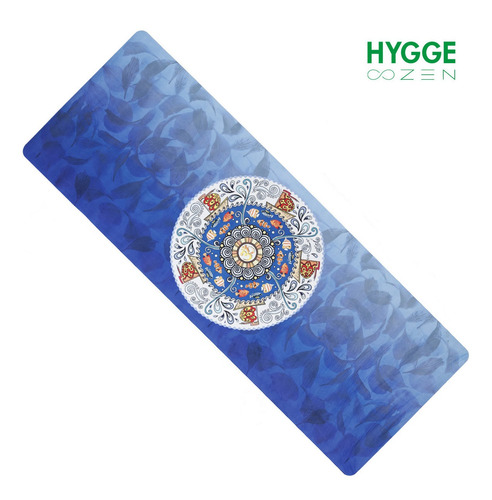 Imagen 2 de 8 de Mat Yoga Colchoneta Pilates Gamuza Y Goma Natural 183x68cm