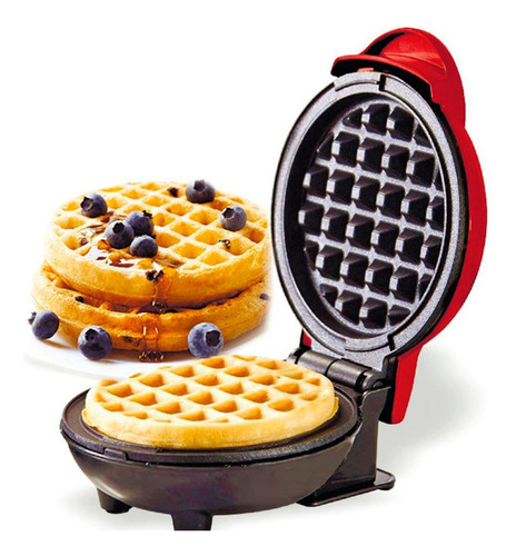 Forma De Waffle Elétrica Mini Máquia Formato Clássico 220v