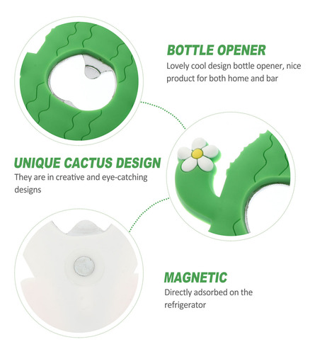 Abridor De Botellas Con Forma De Cactus, Elevador Portátil C