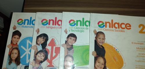 Libros De La Serie  Enlace 2do, Grado.