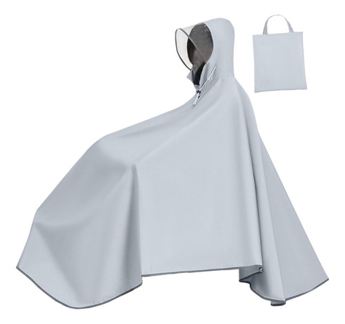 Poncho De Lluvia Para Bicicleta, Impermeable Con Capucha Par