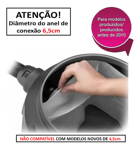 3 Saco Refil + Filtro P/ Aspirador Electrolux A10 Antigo
