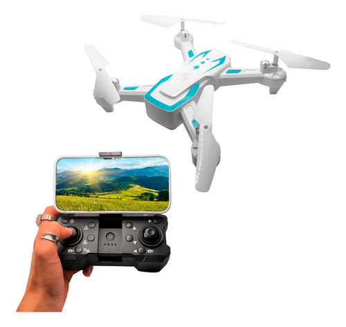 Drone Quadricóptero Com Câmera E Led Tech Spy Controle