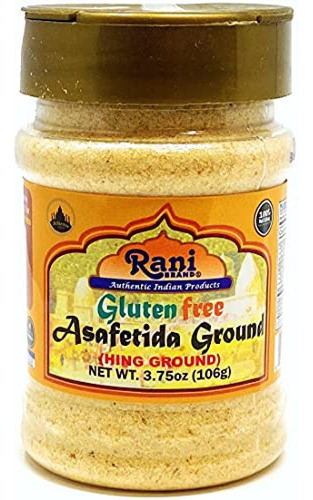 Rani Asafetida (hing) Molida 3.75oz (106g) Sin Gluten, Tarro