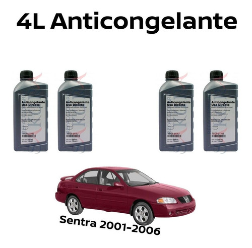 Refrigerante 4 Litros Sentra Se-r 2002