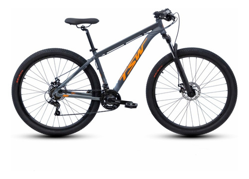 Bicicleta Tsw Ride Aro 29 21v Mtb Bike Shimano Freio Disco Cor Laranja Tamanho Do Quadro 15.5