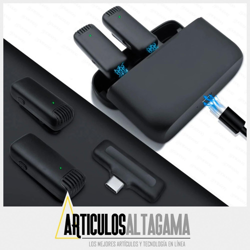 Microfono Inalambrico De Solapa De Android Tipo C + Estuche
