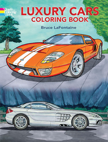 Libro Para Colorear De Autos De Lujo (dover Planes Trains Au