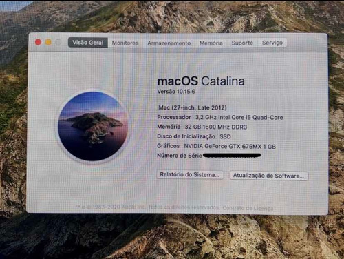 iMac 27 3,2 Ghz Intel Core I5 32gb