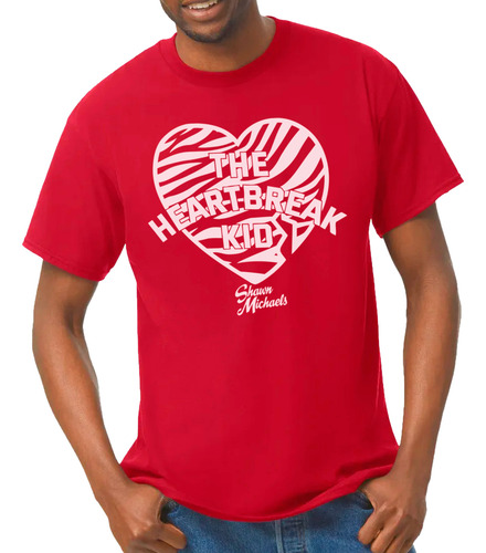Playera Roja De Hbk Shawn Michaels Lucha Libre