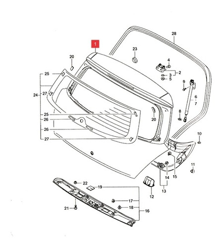 Porton Trasero Suzuki Swift 2014-15 Ga (india)