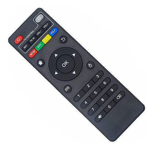 Set de 3 mandos a distancia universales para Smart TV Box Set, 4 baterías