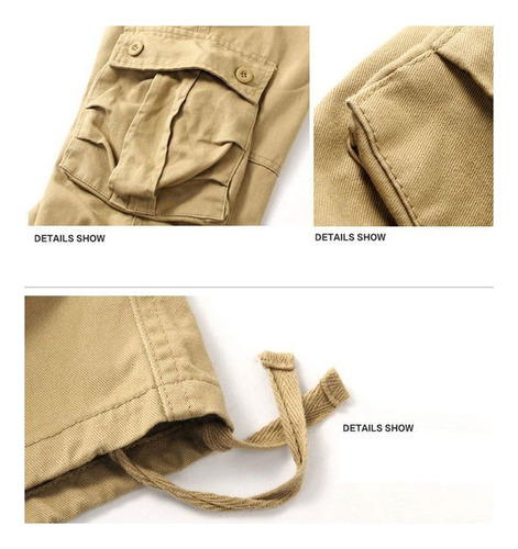 Pantalón Táctico Militar 8 Bolsas Policía Seguridad Comando