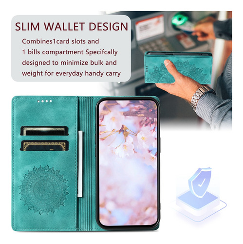 Funda Metálica Tipo Cartera Con Ranuras Para Tarjetas Para Samsung Galaxy A26 A56 A35 A55 A15 A13 A33 A53 A14 A34 A54 A24 A05s Funda De Piel