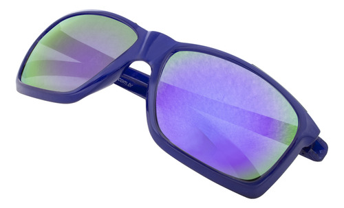 Óculos De Sol Spy 76 - Lotus Armação Azul Royal Lente Ruby