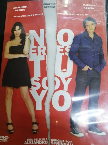 No Eres Tù  Soy  Yo. Dvd Original