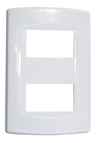 Tapa P/2 Modulos Rectangular Blanco Puro Linea Life