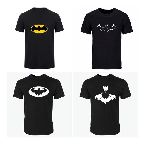 Batman Remera Unisex Logo Serie Cómic Marvel Superman X Men