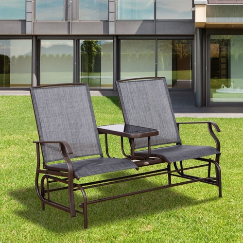 Silla Reposera Mecedora Terraza Duo