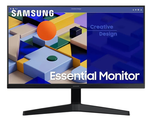 Monitor Samsung Plano 24 Ips Fhd 75hz Hdmi 5ms Color Negro