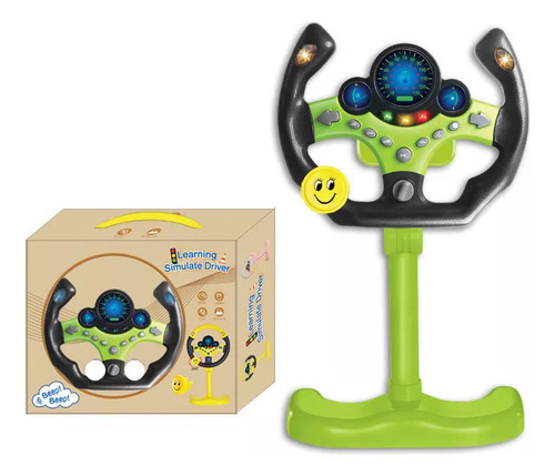 . Volante De Simulação De Brinquedo Para Um Banco Traseiro