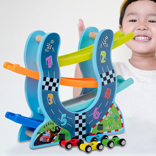 . Race Track Toys Racing Cars Mini Cars Vehicle Forma De U