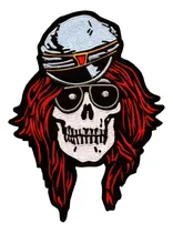 Comprar Parche Axl Rose Calavera Guns N' Roses Grande Rock Bordado Negro Bordado