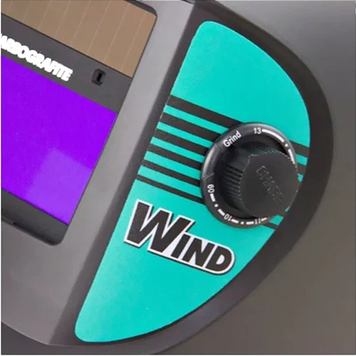 Máscara Solda Aut. Wind Adf600g 9 A 13 Grip Carbografite