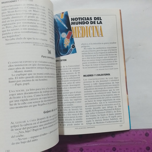 Revista Selecciones No 688 Marzo 1998 Lagrimas De Rabia (Usado)