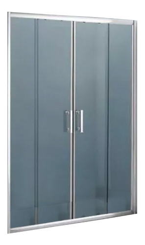 Mampara Baño Ducha Corrediza Vidrio Esmerilado 170 X 190 Cm