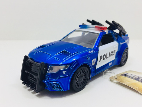 Miniatura Barricade Police 2017 Transformers 5 Jada 1/32