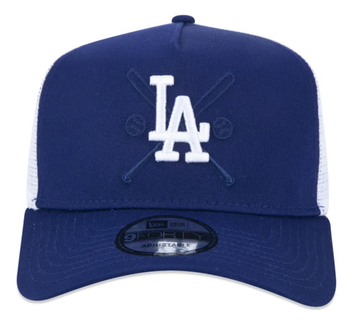 Boné New Era 940 Trucker Mlb Los Angeles Dodgers Azul