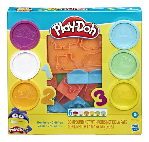 Conjunto De Massa De Fundamentos Do Play-doh - Números E Fig